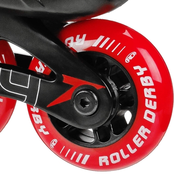 Kids Inline Skates - Black and Red - Picture 5 of 12